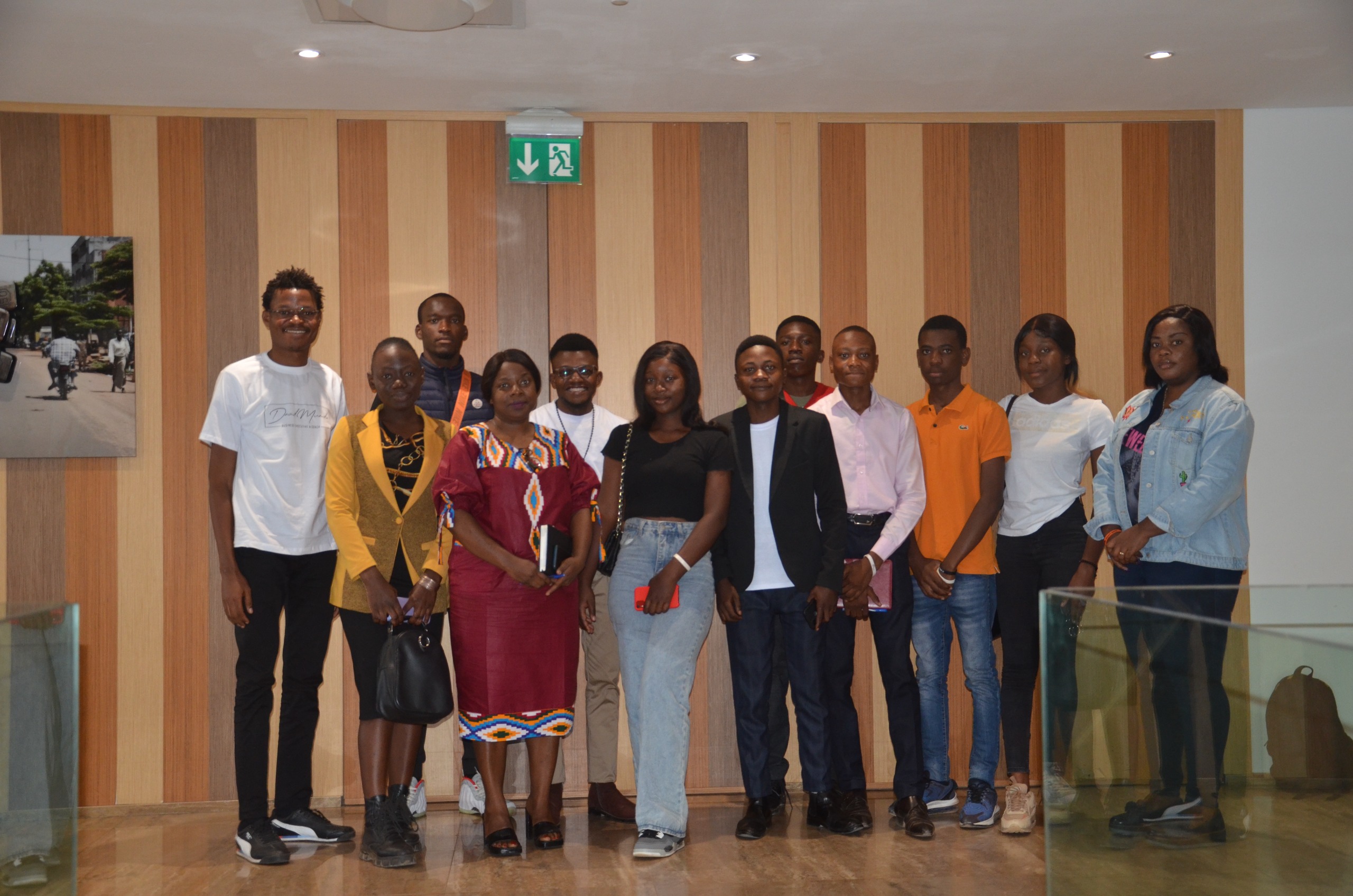 Family photo: David Muanda, CEO of Friendina College, poses for a picture with the attendees of the ELP Meeting at EquityBCDC in Lubumbashi.